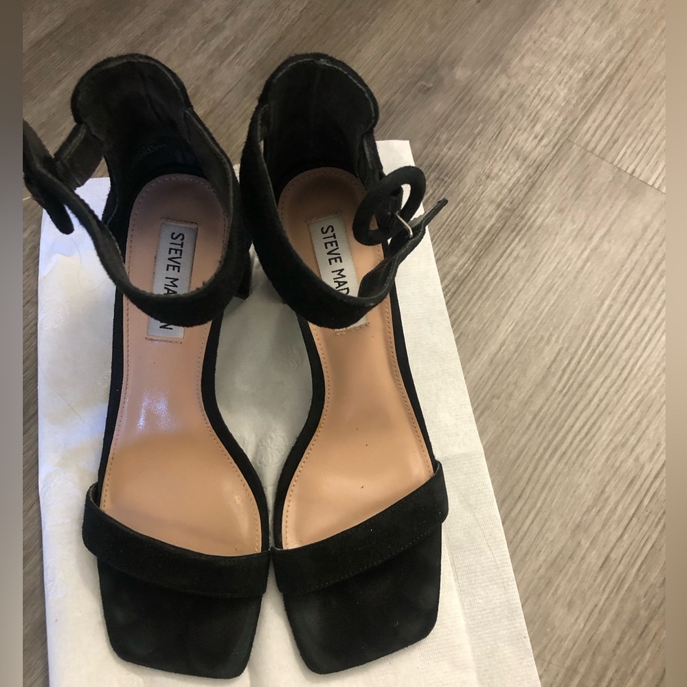 Steve Madden heels black color size 7